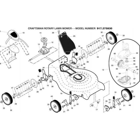 Repair Parts for Husqvarna