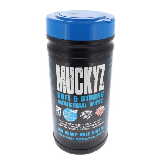 Muckyz Plastic Free Antibacterial 100 Wipes Tub