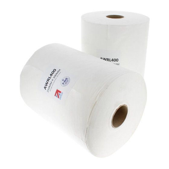 Zero Lint Wiper Rolls Highly Absorbent & Non-Linting for Spill Control 2 Pack