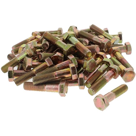 Bolts M12x50mm Zinc Plated Grade 8.8 - 50 Pack