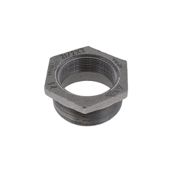 2 1/2" Male to 2" Female Pipe Reducer for Plumbing and Industrial Applications