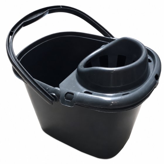 Plastic Mop Bucket - Strong Polypropylene - 12 litre Capacity
