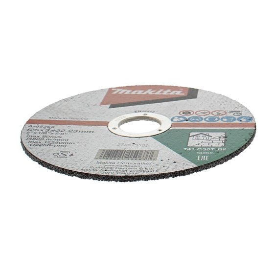 Cut Off Wheel 125mm x 3mm x 22mm C30T by Makita - OEM No. A-85363
