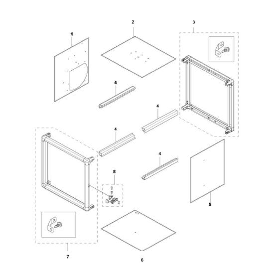 Housing Assembly for Husqvarna A 1000