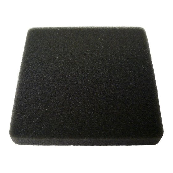 Air Filter, Foam 90 x 90mm fits Honda GXH50 Engine - Replaces 17211-ZM7-000