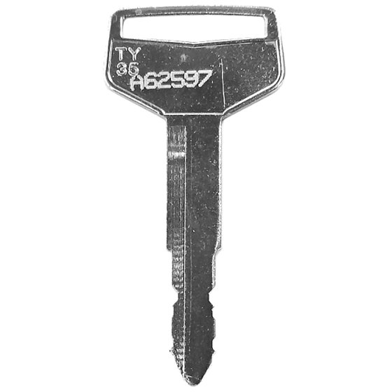A62597 Replacement Toyota Forklift Key