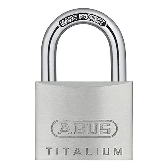 64TI/30 Titalium Padlock 30mm Carded by ABUS - 56363