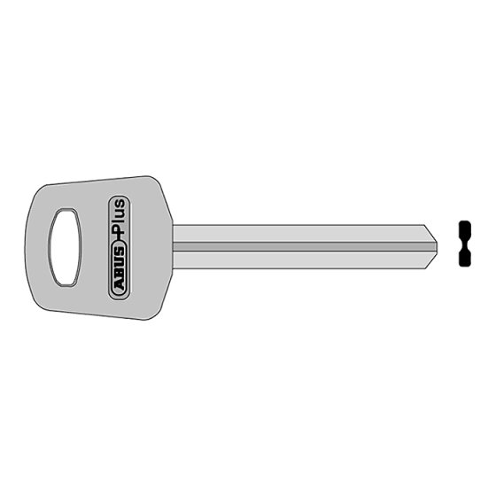 X Plus Key Blank 23211 by ABUS - 23211