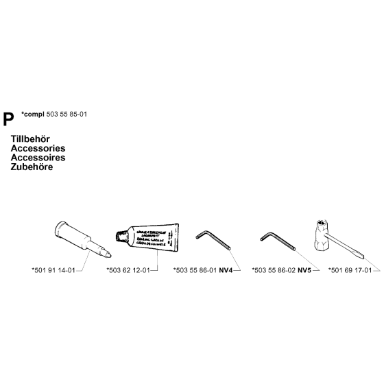 Husqvarna 288 Chainsaw Accessories