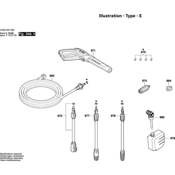 Washer Assembly for Bosch 160