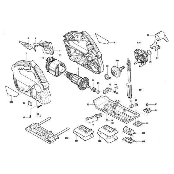 Multi-Saw Assembly for Bosch