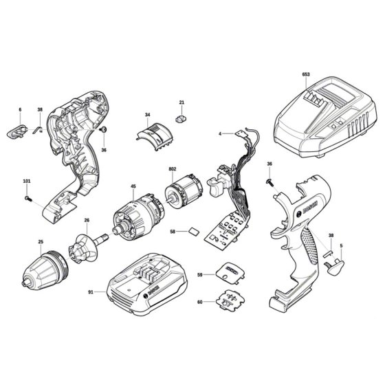 Cordless Combi Assembly Bosch 18