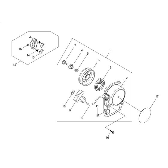 Recoil Starter & Pulley