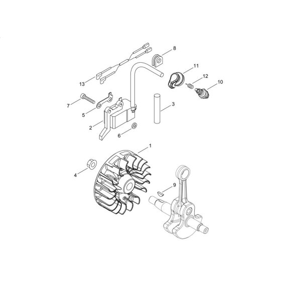 Magneto for Shindaiwa AH262S-HD