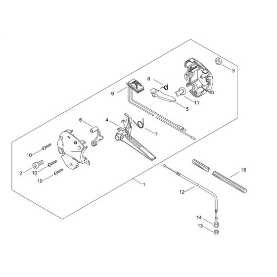 Throttle for Shindaiwa AH265S-HD