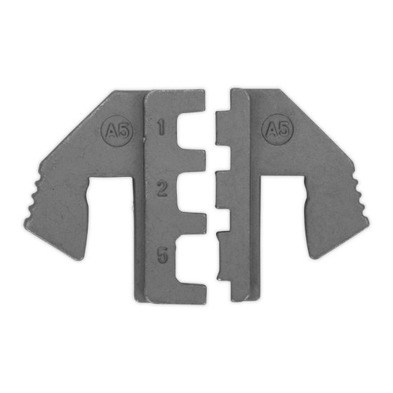Closed End & Heat Shrink Crimping Jaws Sealey Part No. AK3858/A5