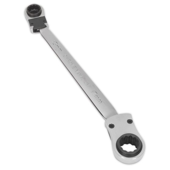 Ratchet Ring Spanner 4-in-1 Reversible Metric Sealey Part No. AK6389