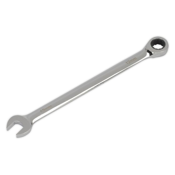 Combination Ratchet Spanner Extra-Long 12mm Sealey Part No. AK6391012