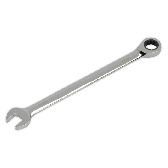 Combination Ratchet Spanner Extra-Long 16mm Sealey Part No. AK6391016