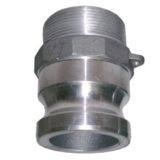 1/2" Type F Camlock X BSPT Male Aluminium