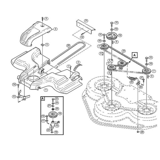 Blade Drive for Stihl/Viking Mowers