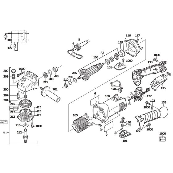 Milwaukee AP12E Polisher Assembly