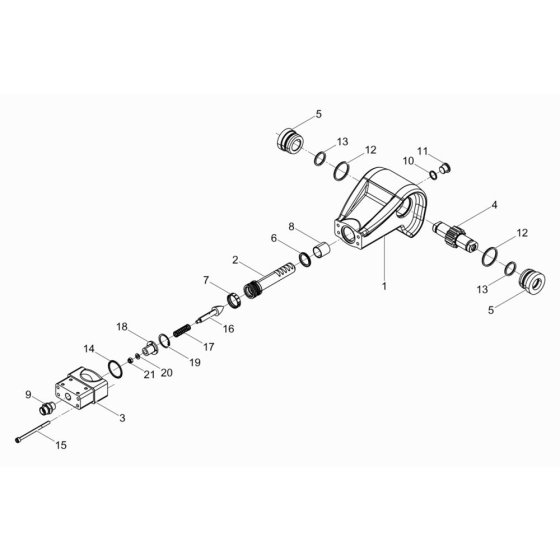 Center Pole Head Assembly