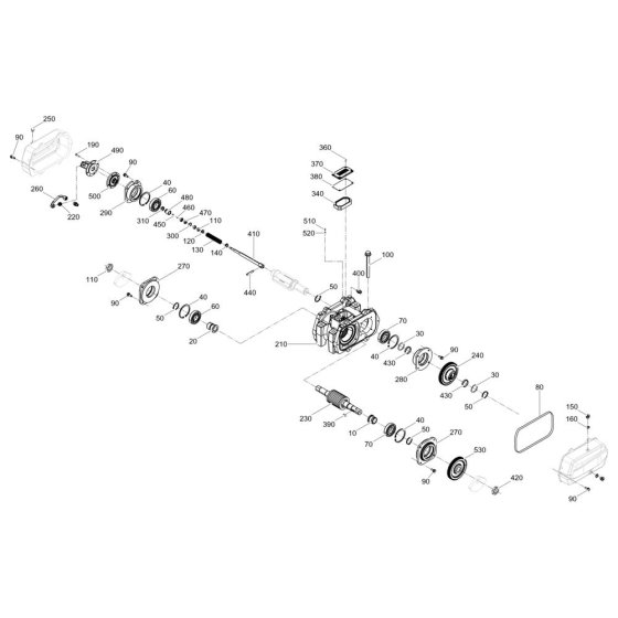 Exciter Assembly for Wacker APU3050e
