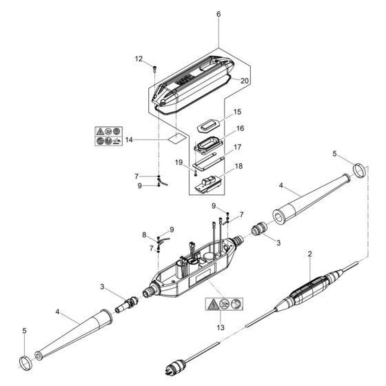 Switch Box Assembly for Wacker