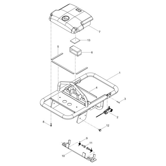 Frame Assembly for Wacker AS60e