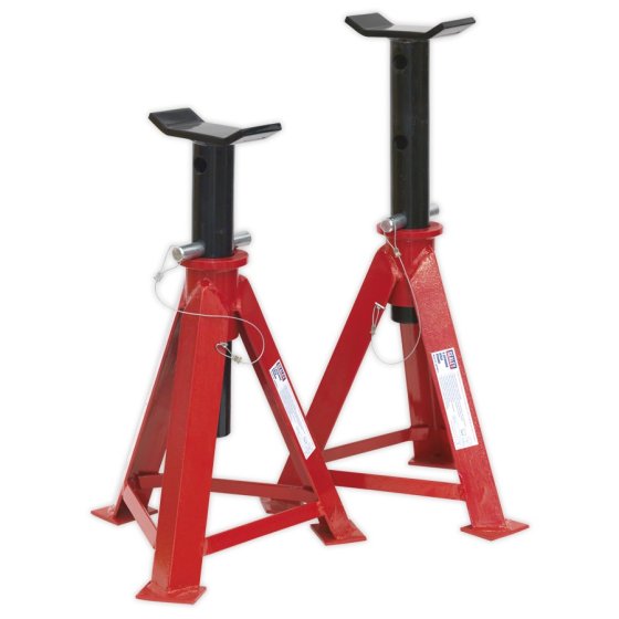 Axle Stands (Pair) 7.5tonne Capacity per Stand Sealey Part No. AS7500