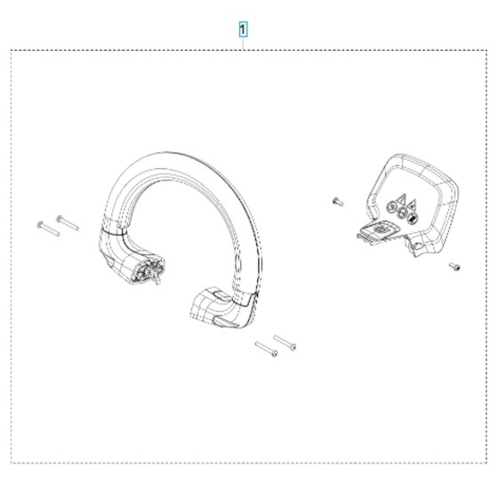 Handle Assembly for Husqvarna