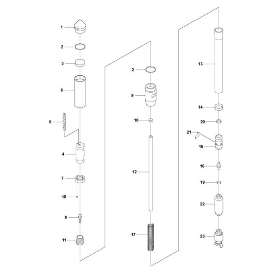 Husqvarna AY 87 Poker Assembly