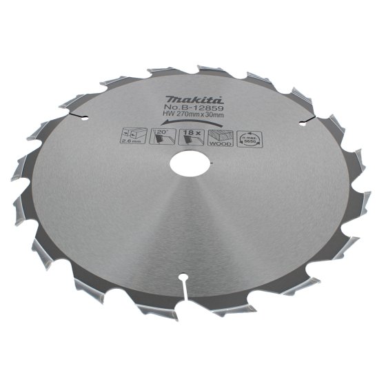 TCT Saw Blade 270x18tx30 for Makita HS600 Circular Saw - OEM No. B-12859
