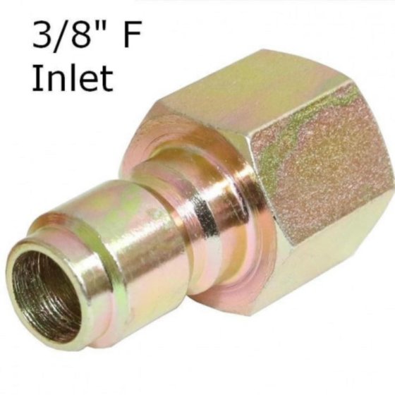 Msq Duraklix H.P Qr Male Plug 3/8"F - B14.9191 - V-TUF Pressure Washer Parts - B14.9191