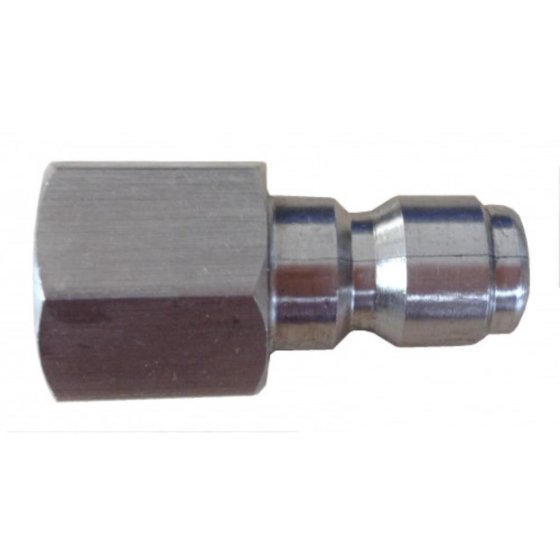 Msq Stainless Steel H.P Qr Male Plug 3/8"F - B14.9191ss - V-TUF Pressure Washer Parts - B14.9191SS