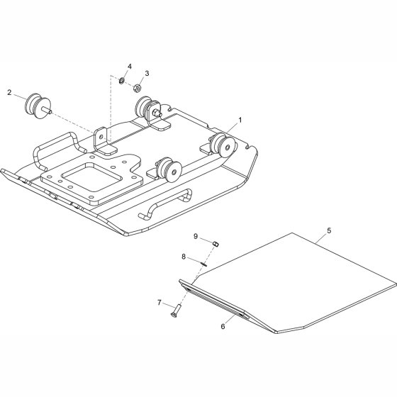 Baseplate Assembly for Belle PCLX1645E