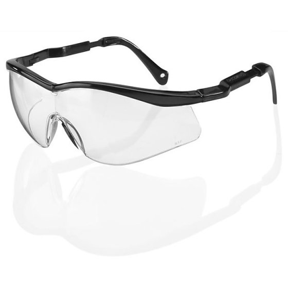 Colorado Safety Spectacles Nylon Frame with Wrap Around Single Lens Clear