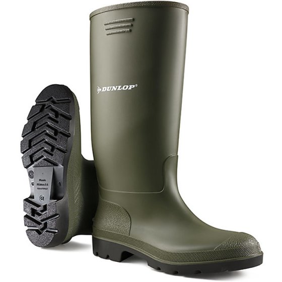 Wellington Boot Dunlop Pricemaster for Standard Non-Safety Use Green 08