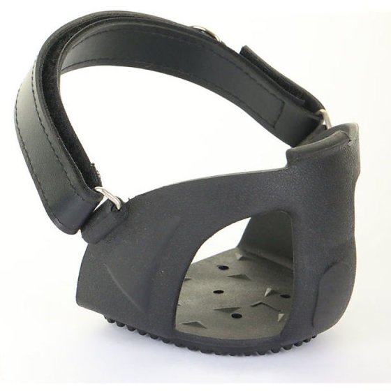 LETZ-U-GRIP Heel Grip Improves Traction in Slippery Conditions Black LGE
