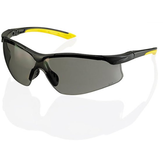 Yale Safety Spectacles Wrap Around - Anti Fog Lens EN166 Class 1 F Grey