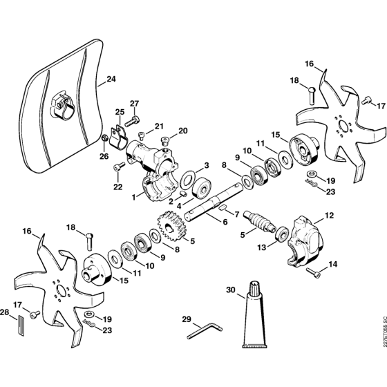 BC-KM Cultivator for Stihl