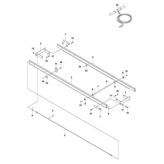 Frame Assembly for BD 32 Screed