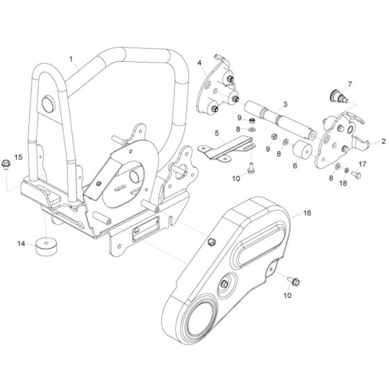 Bedplate Assembly for Belle PCLX