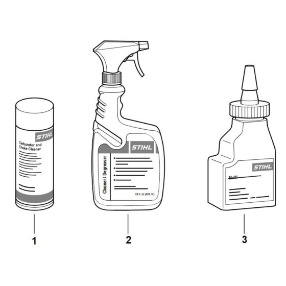 Stihl BGA 200 Cleaning Products