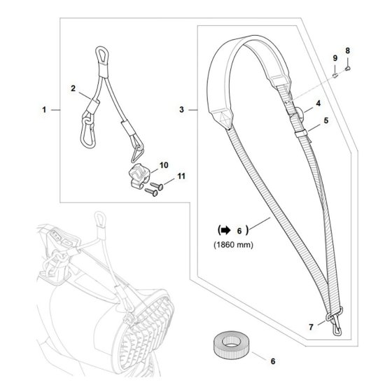 Hose Reel Assembly for Stihl