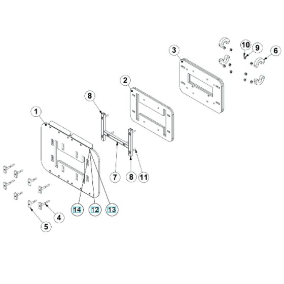 Chassis Assembly for Husqvarna