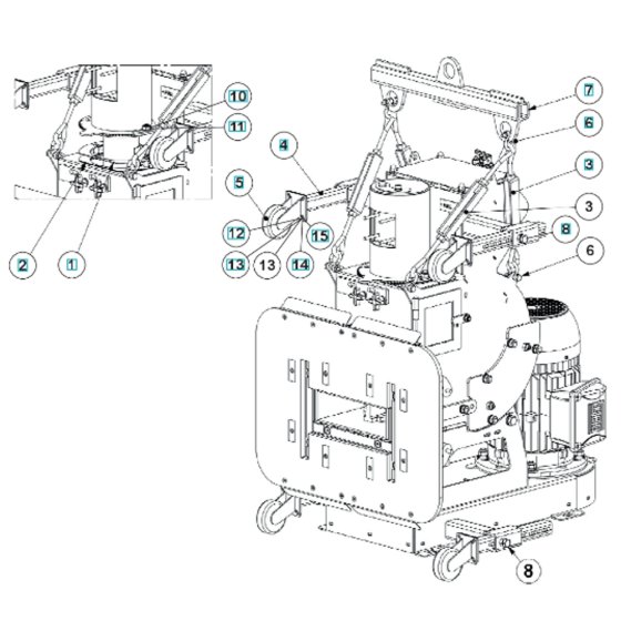 Wheel Assembly for Husqvarna