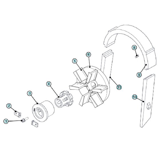 Blast Wheel Assembly