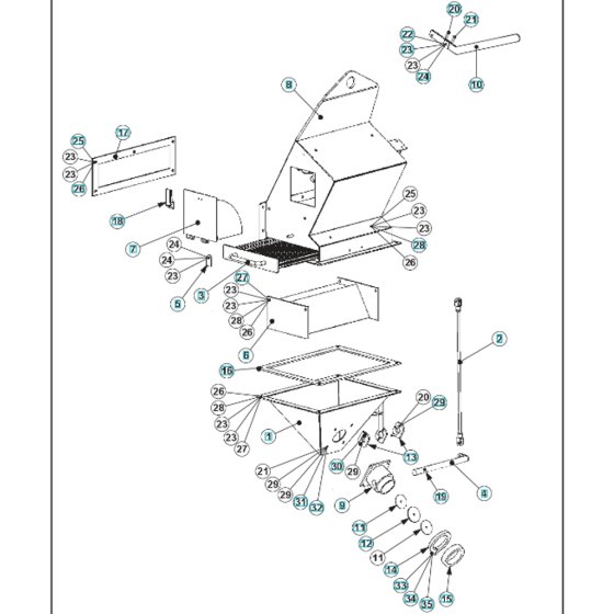 Separator Assembly for Husqvarna
